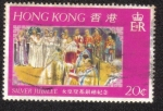 Stamps Hong Kong -  Bodas de Plata