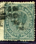 Stamps : Europe : Spain :  Alfonso XII. Impuesto de Guerra