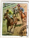 Stamps United Arab Emirates -  27  SHARJAH. Carreras de caballos
