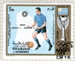 Stamps United Arab Emirates -  67  SHARJAH. Munich-72