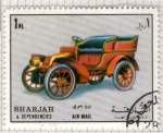 Stamps United Arab Emirates -  77  SHARJAH. Coche de época