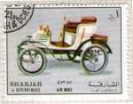 Stamps United Arab Emirates -  85  SHARJAH. Coche de época