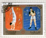 Stamps United Arab Emirates -  91  SHARJAH. Munich-72