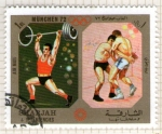 Sellos del Mundo : Asia : Emiratos_rabes_Unidos : 92  SHARJAH. Munich-72