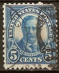 Sellos de America - Estados Unidos -  150 Aniv.del descubrimiento de Hawai,1778-1928.Theodore Roosevelt.