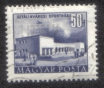Stamps Hungary -  Stalin CASA DE CIUDAD DEPORTIVA
