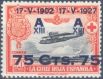 Stamps Spain -  ESPAÑA 391 XXV ANIV. JURA CONSITUCION ALFONSO XIII