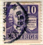 Stamps Sweden -  Emanuel Swedenborg