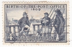 Stamps Australia -  Nacimiento de la Oficina de Correos 1809