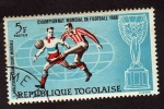 Stamps : Africa : Togo :  Campeonato Mundial futbol 1966