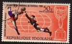 Sellos del Mundo : Africa : Togo : Campeonato Mundial futbol 1966