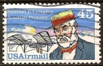 Stamps United States -  Samuel P. Langley pionero de la aviación estadounidense.