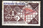 Stamps France -  XXI OLÍMPIADAS DE AJEDREZ