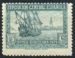 Stamps Spain -  ESPAÑA 438 PRO EXPOSICIONES DE SEVILLA Y BARCELONA