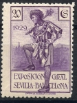 Stamps Spain -  ESPAÑA 439 PRO EXPOSICIONES DE SEVILLA Y BARCELONA