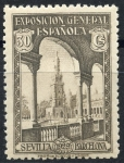 Stamps Spain -  ESPAÑA 441 PRO EXPOSICIONES DE SEVILLA Y BARCELONA