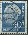 Stamps Germany -  Theodor Heuss 3