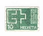 Stamps Switzerland -  Exposición nacional de Lausanne 1964