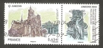 Stamps France -  Catedral de Amiens, Patrimonio de la Humanidad