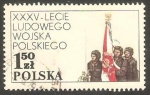 Stamps : Europe : Poland :  2402 - XXXV Anivº del ejército polaco
