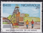 Stamps : America : Nicaragua :  Intercambio