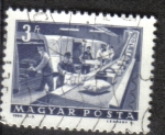 Stamps Hungary -  V.o. transportadora de paquetes