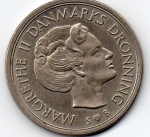 monedas de Europa - Dinamarca -  margrethe II