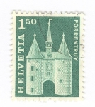 Stamps Switzerland -  Porrentruy