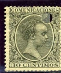 Stamps Spain -  Alfonso XIII. Tipo pelon