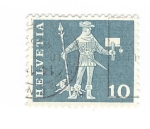 Stamps Switzerland -  Mensajero