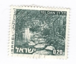 Sellos de Asia - Israel -  Paisaje de Tel Dan