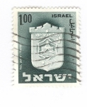 Sellos del Mundo : Asia : Israel : Escudo de Tel Aviv
