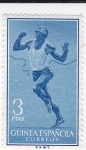 Stamps Equatorial Guinea -  Deportes - corredor