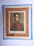 Stamps Venezuela -  Libertador y Padre de la Patria Simón Bolívar-Retrato de Autor Desconocido-1825