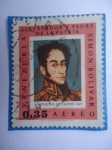 Stamps Venezuela -  Libertador y Padre de la Patria Simón Bolívar-Retrato de José Gil Castro 1825