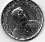monedas del Mundo : Europa : Suiza :  confoeredatio helvetica