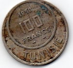 monedas del Mundo : Africa : Marruecos :  tunise frances