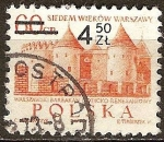 Stamps Poland -  700a Aniv de Varsovia. Barbacana.