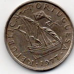 monedas de Europa - Portugal -  republica portugesa
