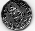 monedas del Mundo : America : Argentina :  fragata