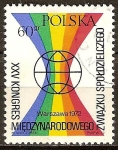 Stamps Poland -  25 º Congreso de la Unión Cooperativa Internacional.