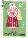 Stamps Romania -  Traje regional de GORJ