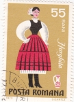 Stamps Romania -  Traje regional de HARGHITA