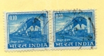 Stamps India -  electric locomotive