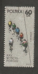 Sellos del Mundo : Europa : Polonia : 2004 - 25 Vuelta ciclista de La Paz