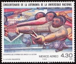 Stamps Mexico -   MEXICO - Campus Central de la Ciudad Universitaria de la Universidad Nacional Autónoma de México (U