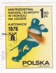Sellos de Europa - Polonia -  2273 - Europeo y mundial de hockey hielo