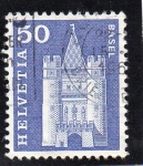 Stamps Switzerland -  helvetia basel