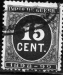 Stamps Spain -  Cifras. Impuesto de Guerra
