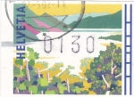 Stamps Switzerland -  Paisaje alpino